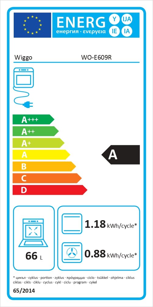 Wiggo WO-E609R(BB) gasfornuis