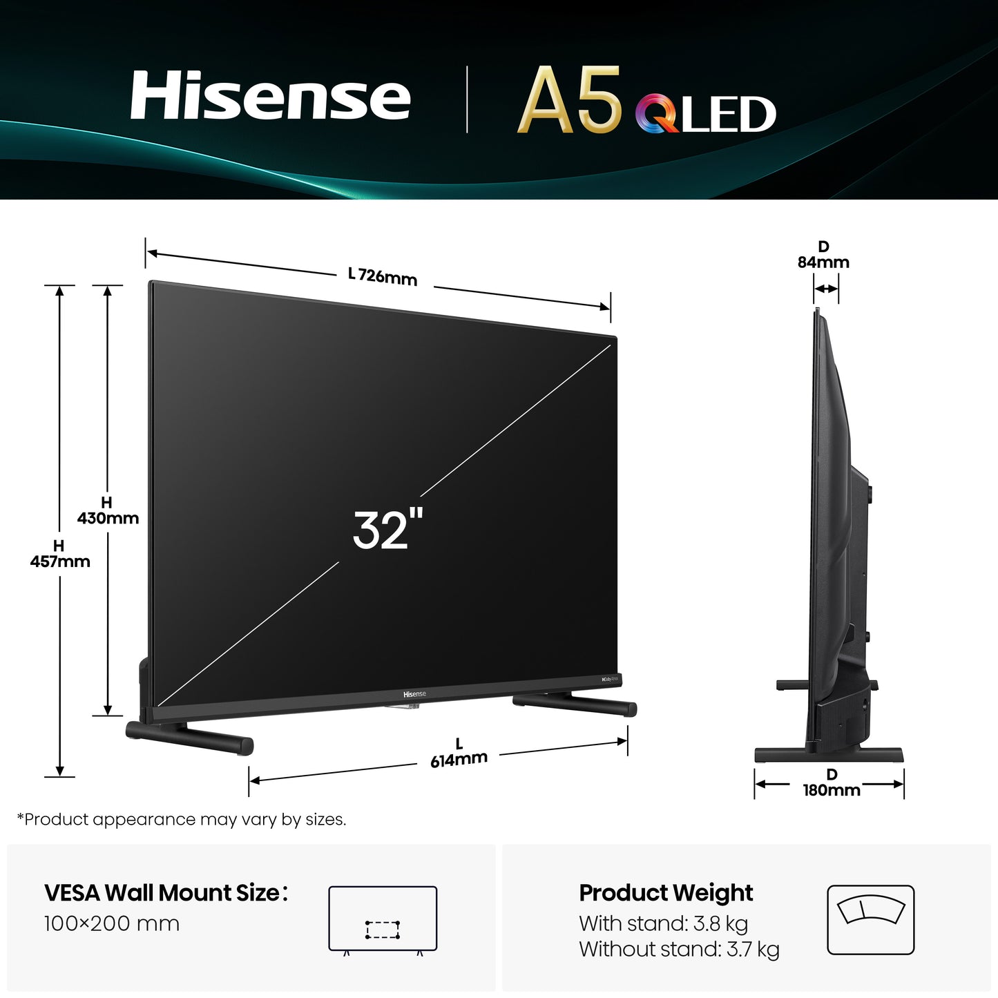 HISENSE 32A5Q SMART tv (2025)