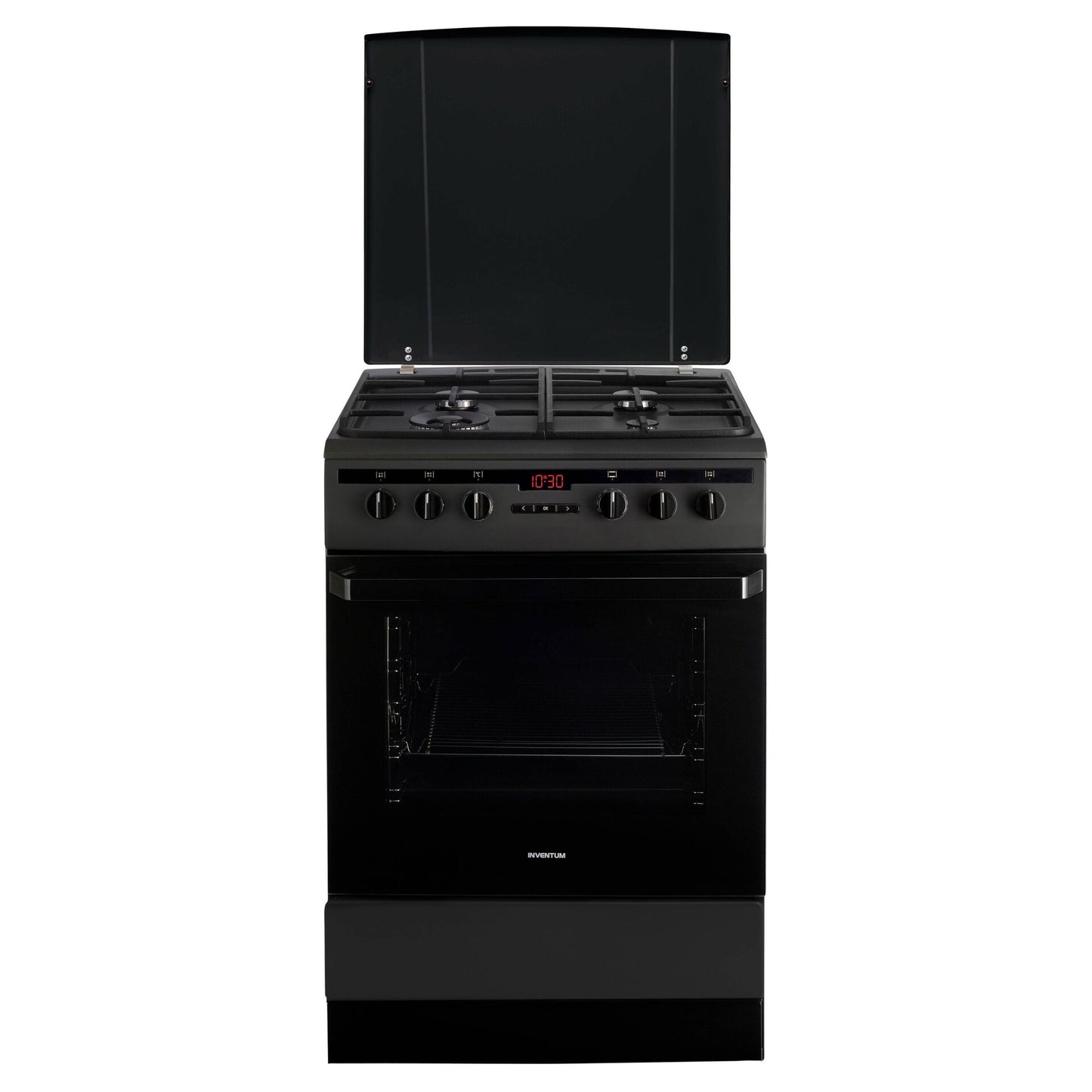 Inventum VFG6034WGZWA Gasfornuis Zwart