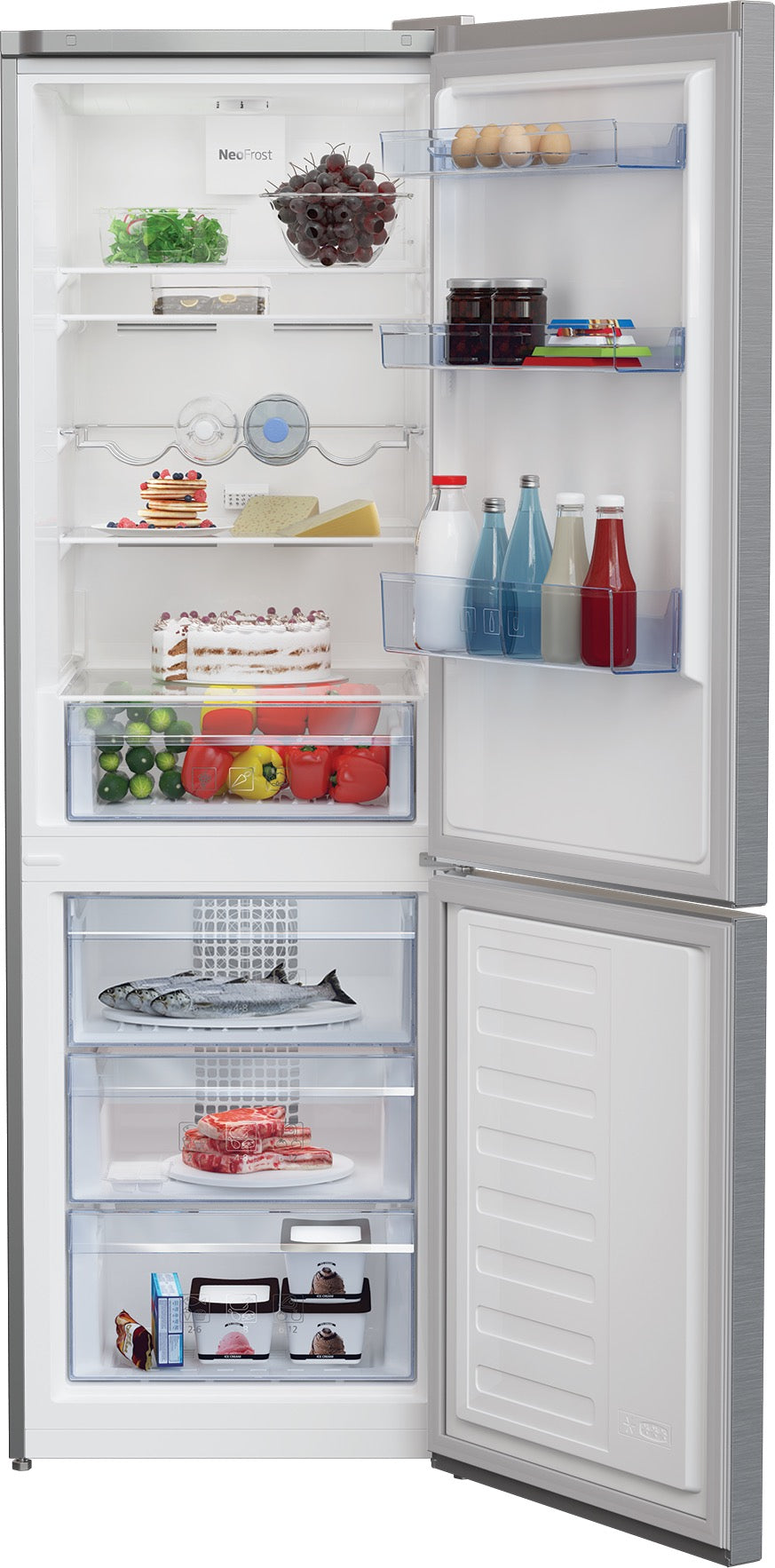Beko RCNA366K40XBN Koelvriescombinatie