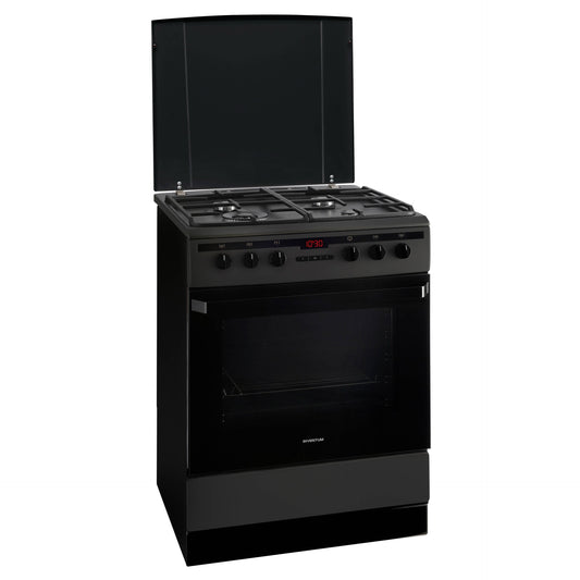 Inventum VFG6034WGZWA Gasfornuis Zwart