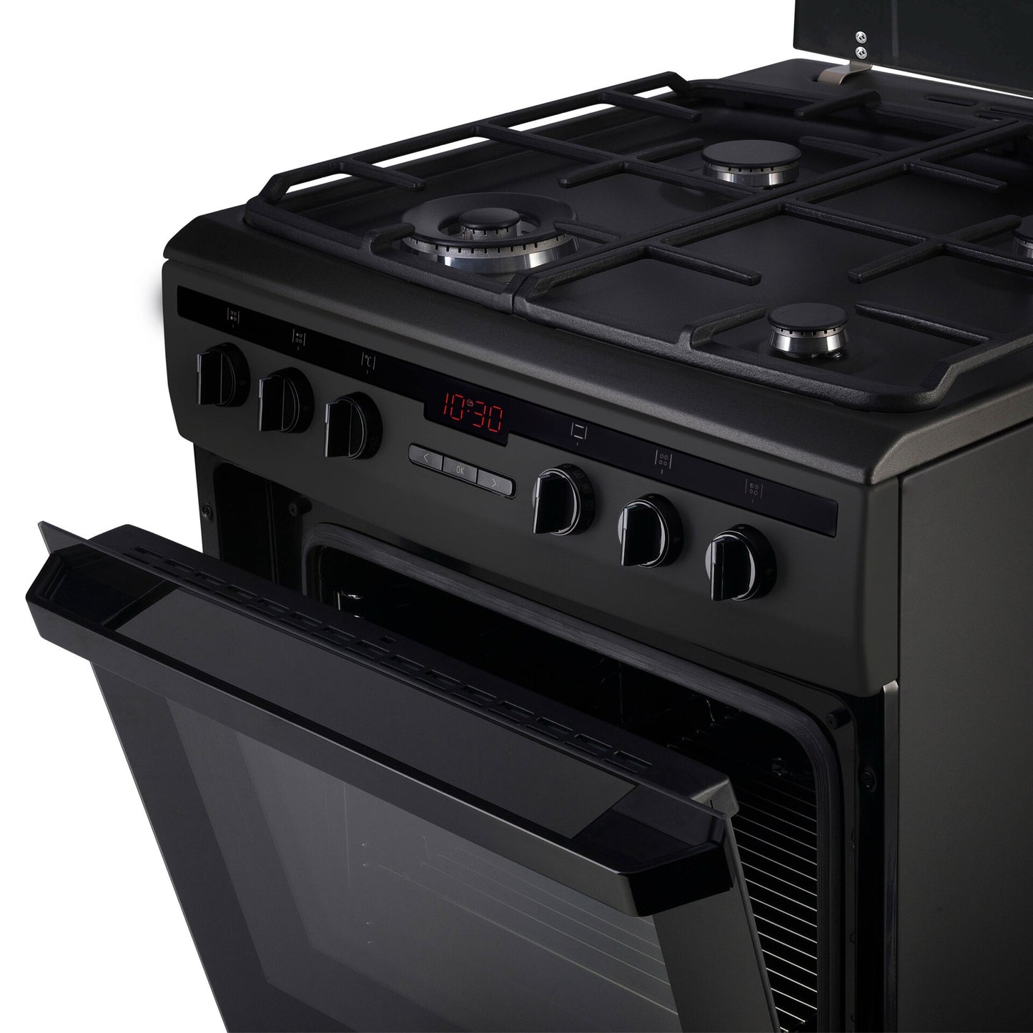 Inventum VFG6034WGZWA Gasfornuis Zwart