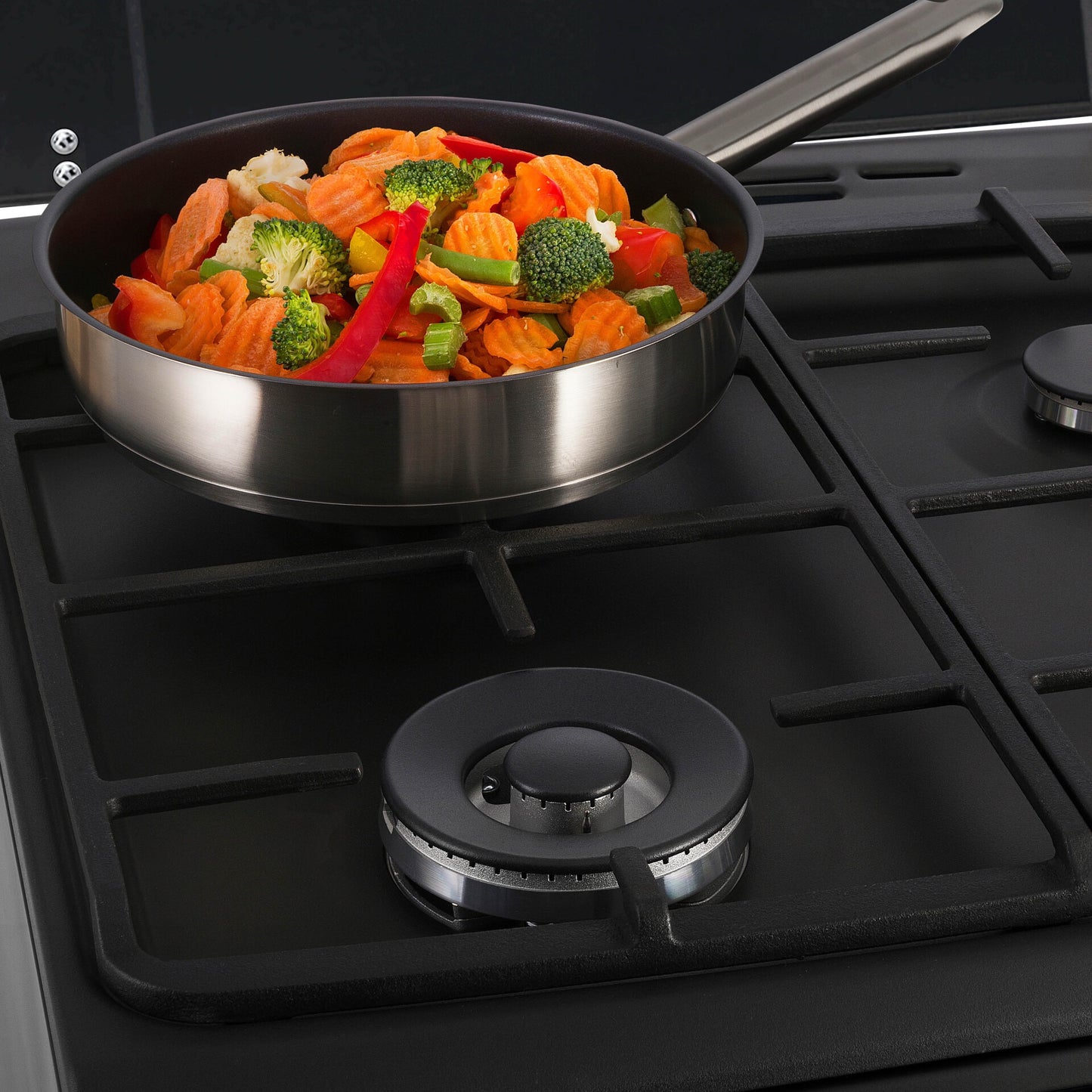 Inventum VFG6034WGZWA Gasfornuis Zwart