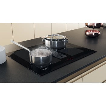 Whirlpool WVH 1065B inbouw kookplaat met afzuiging