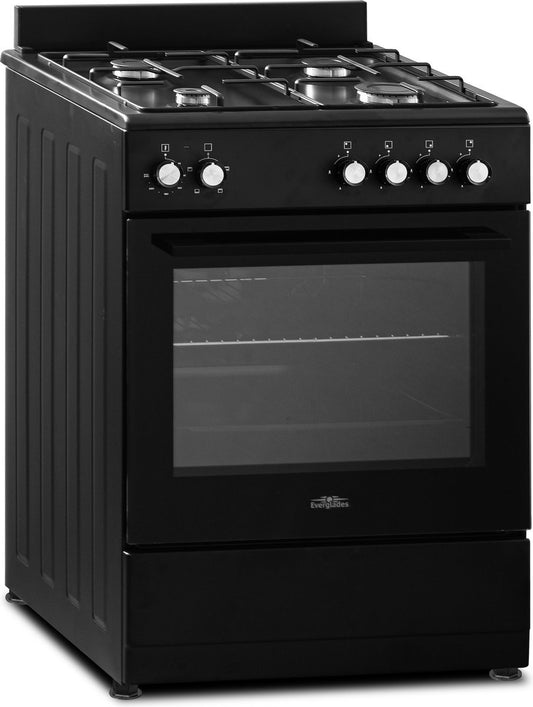 Everglades EVCK6010 Gasfornuis Zwart