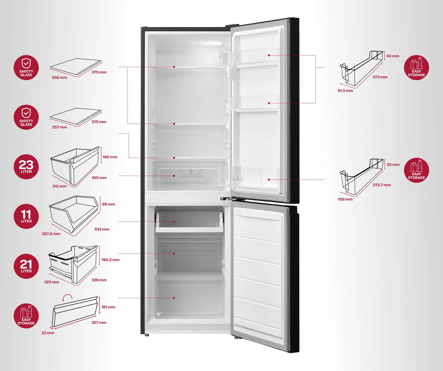 Inventum KV1500B koelvriescombinatie