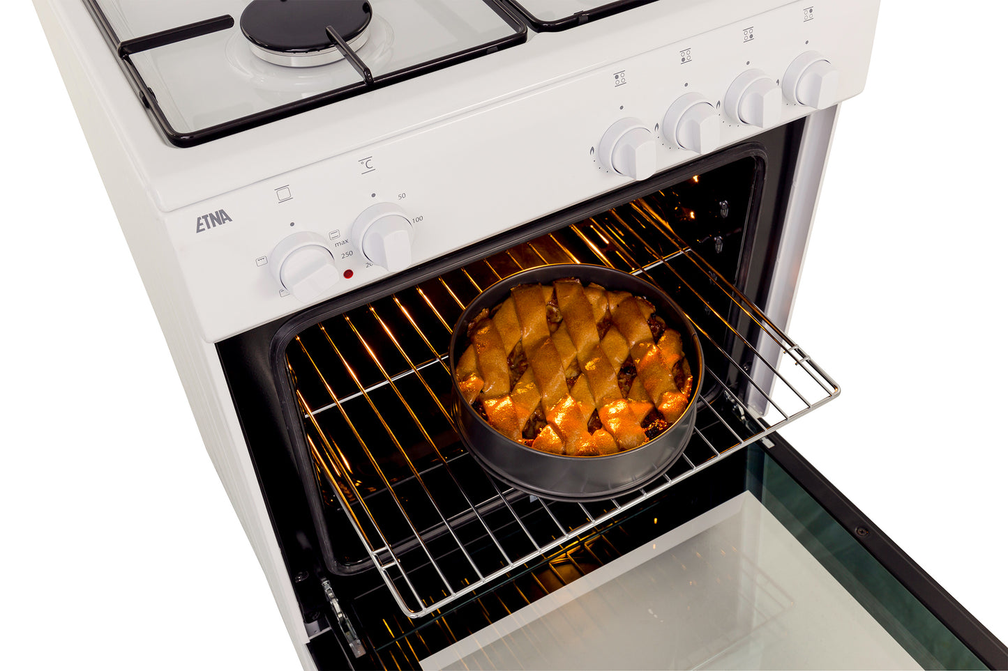 ETNA FGV160WIT Gasfornuis 60cm