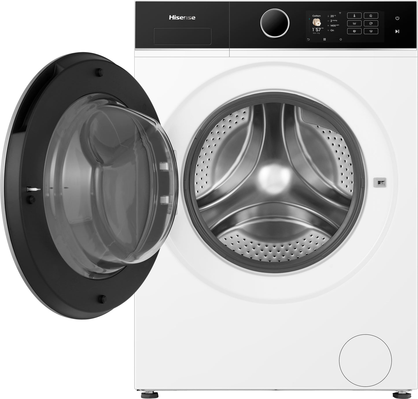 HISENSE WD5I8043BWF Was/ Droogcombinatie 8KG/ 5KG