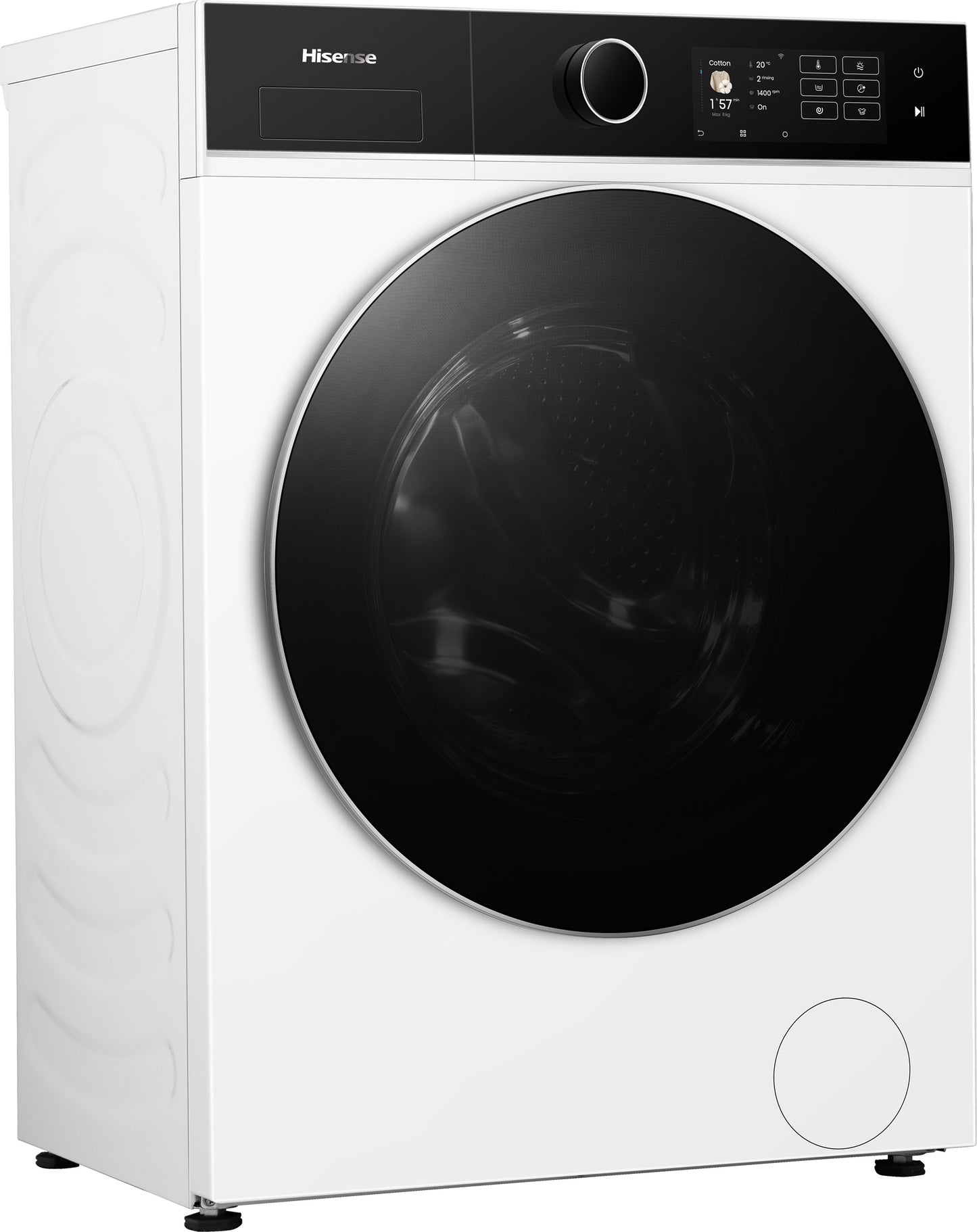 HISENSE WD5I8043BWF Was/ Droogcombinatie 8KG/ 5KG