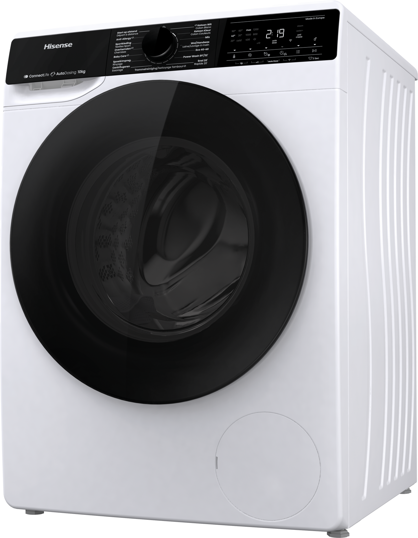 Hisense WF5V144BW/BLX wasmachine 10KG