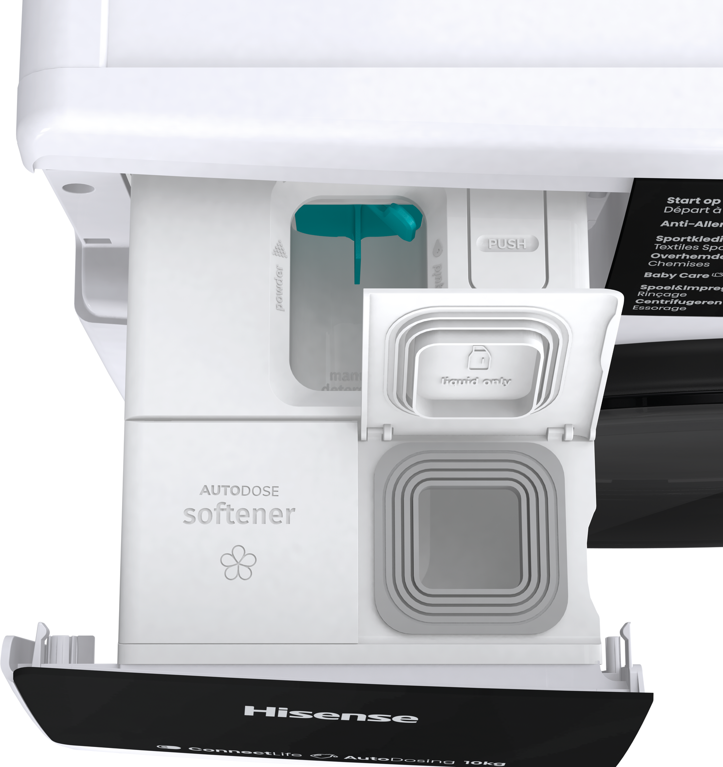 Hisense WF5V144BW/BLX wasmachine 10KG