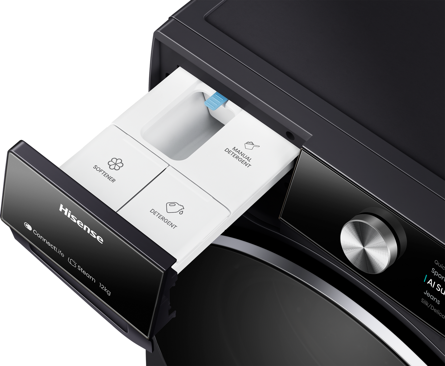 HISENSE WF7S1247BB wasmachine 12KG