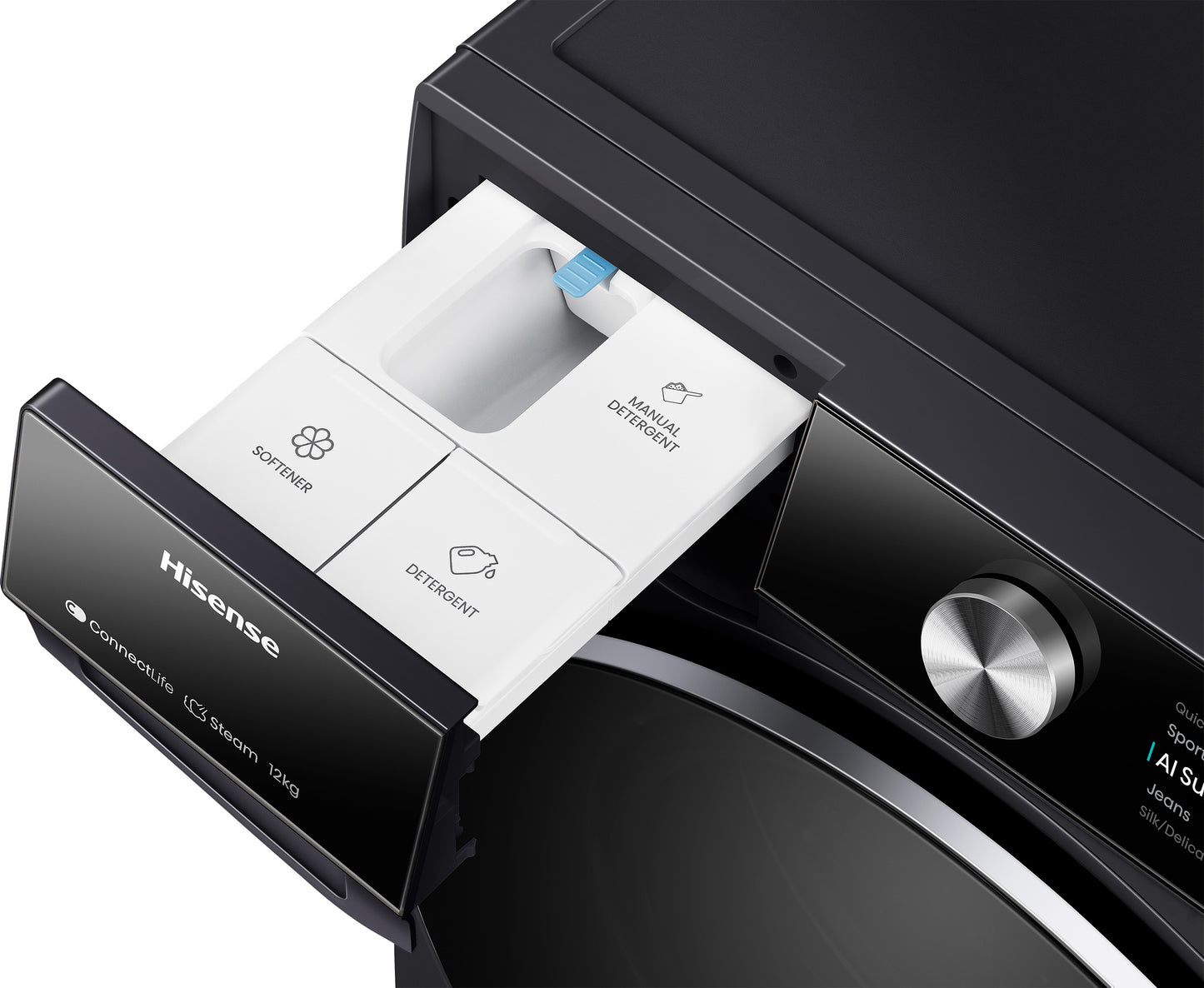 HISENSE WF7S1247BB wasmachine 12KG