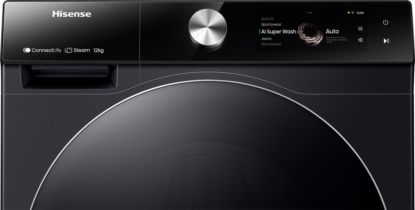 HISENSE WF7S1247BB wasmachine 12KG