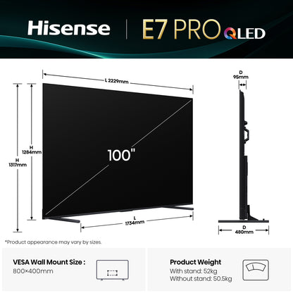HISENSE 100E79Q PRO SMART tv (2025)