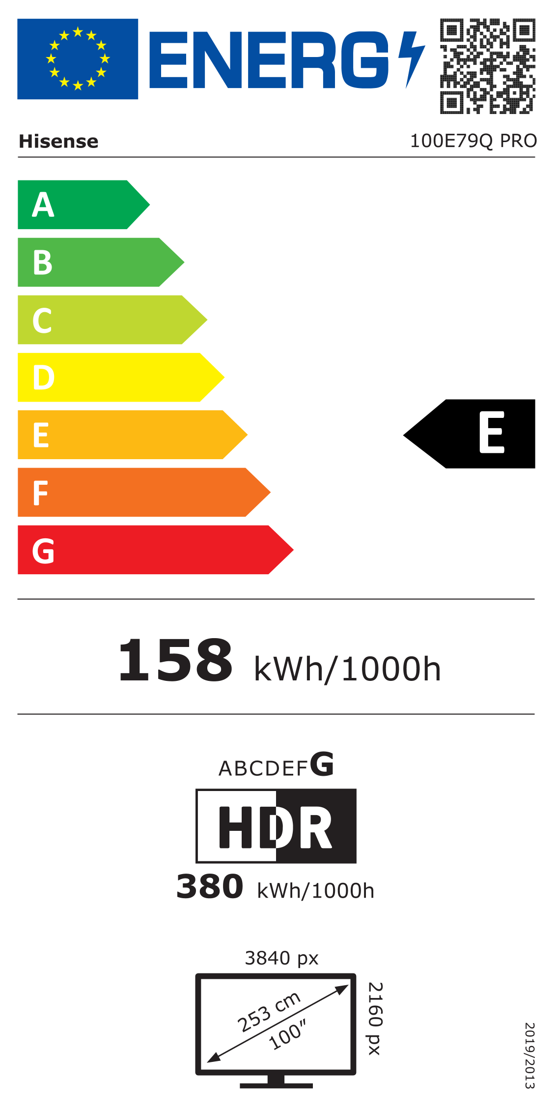 HISENSE 100E79Q PRO SMART tv (2025)