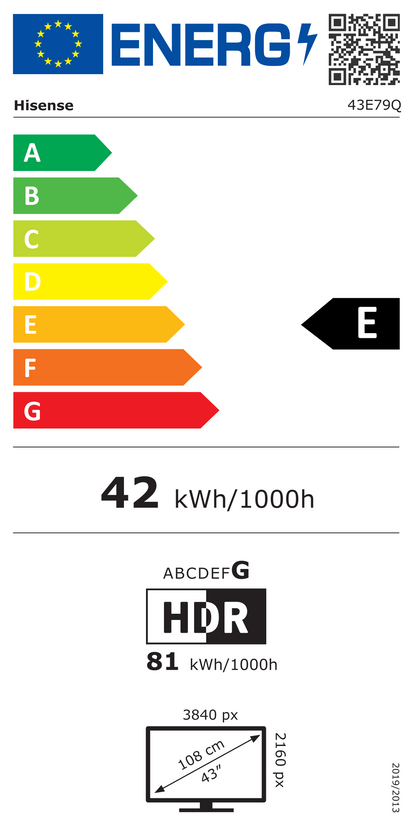 HISENSE 43E79Q (2025)