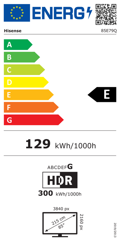 HISENSE 85E79Q SMART tv (2025)