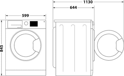 Whirlpool W8 09AD SILENCE EE wasmachine 10KG