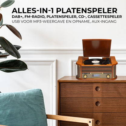 Denver MRD51 Platenspeler BRUIN