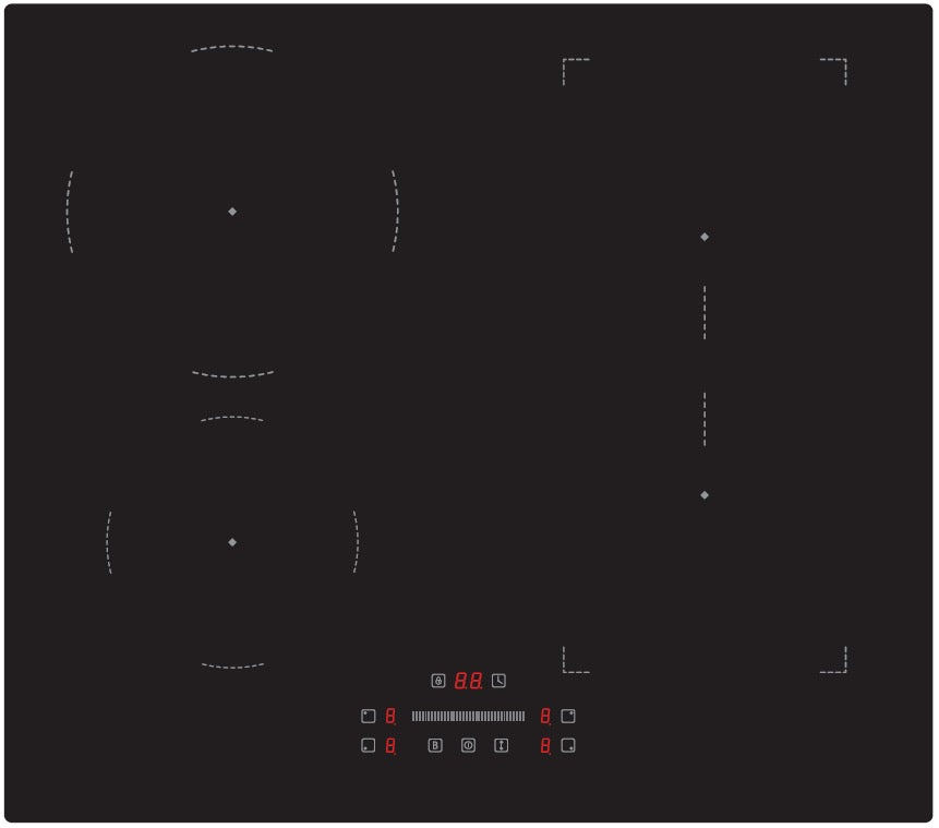 Frilec KOLN605BF-3 Inductie Kookplaat
