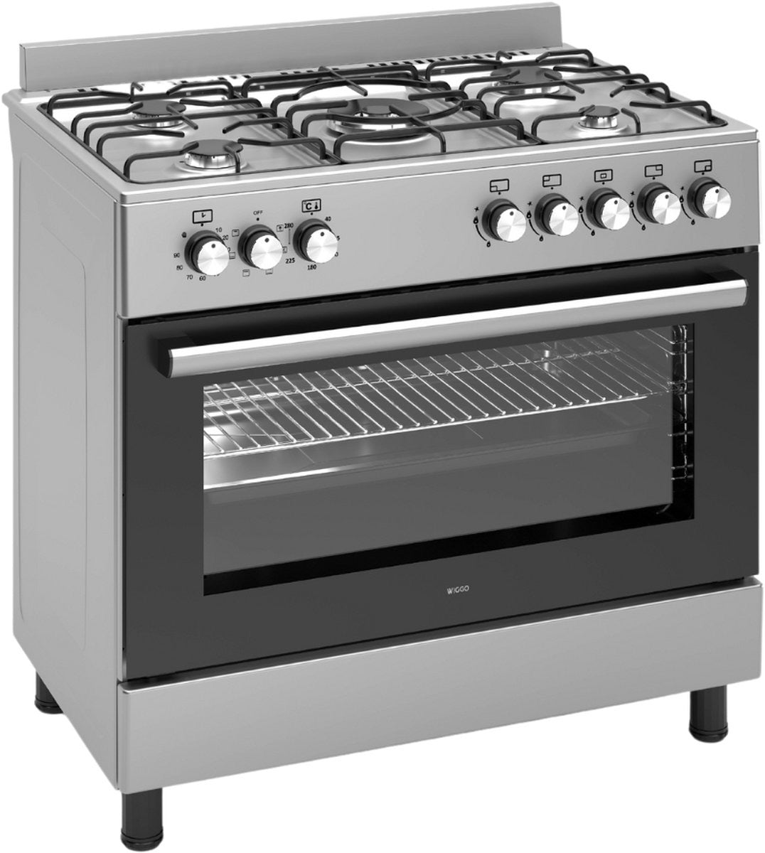 Wiggo WO-E906B (XX) Gasfornuis