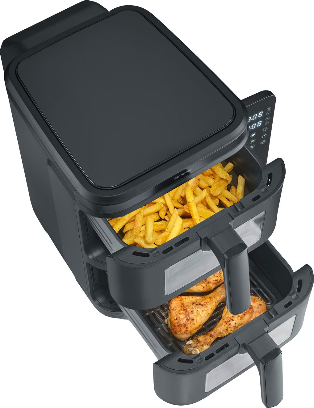 Severin S-Fry Duo Stack FR 2468 Heteluchtfriteuse