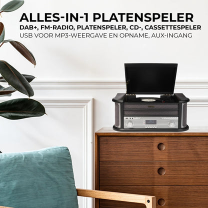 Denver MRD51 Platenspeler ZWART