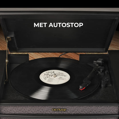 Denver MRD51 Platenspeler ZWART