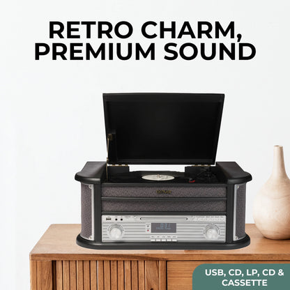 Denver MRD51 Platenspeler ZWART