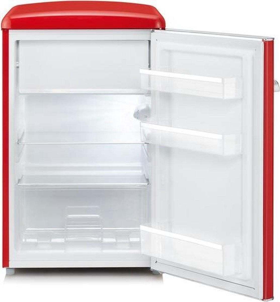 Severin RKS 8830 retro koelkast ROOD