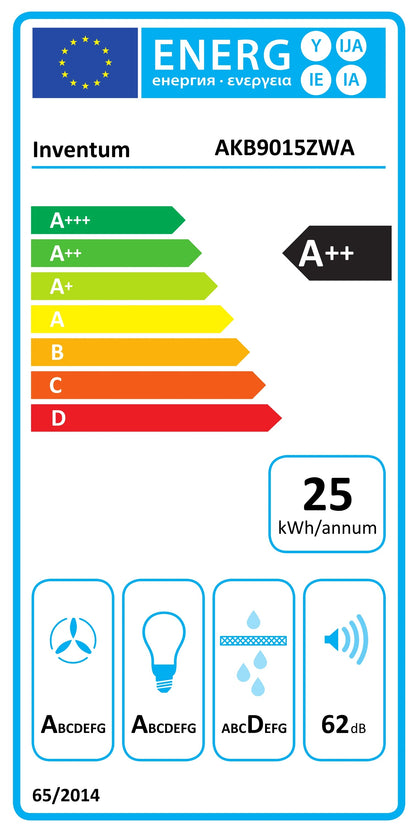 Inventum AKB9015ZWA Afzuigkap 90cm
