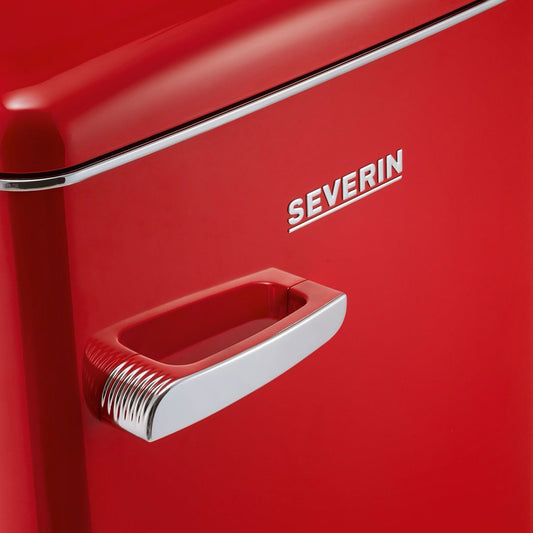 Severin RKS 8830 retro koelkast ROOD