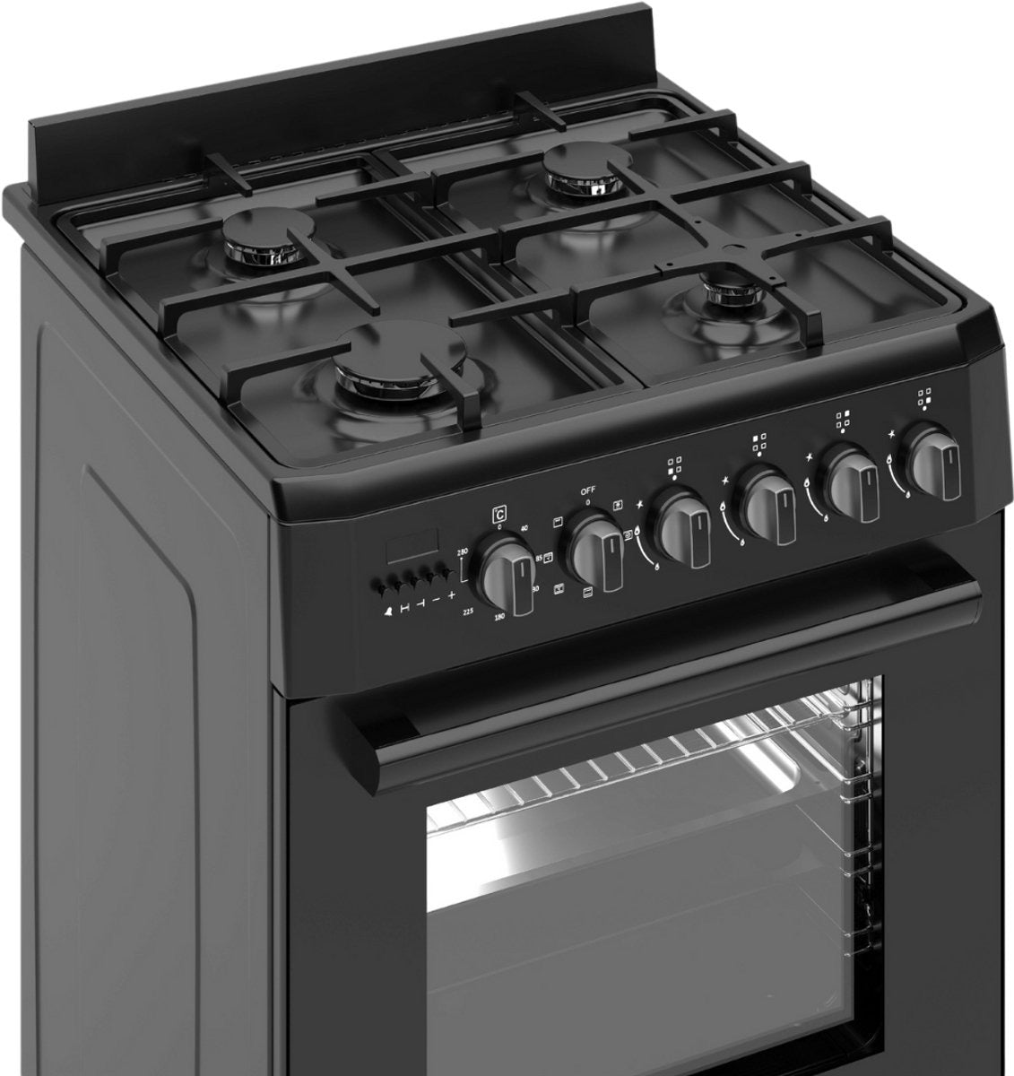 Wiggo WO-E609R(BB) gasfornuis