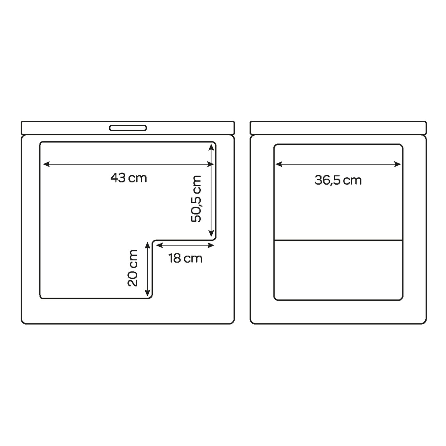 Inventum VK562W Vrieskist 99L