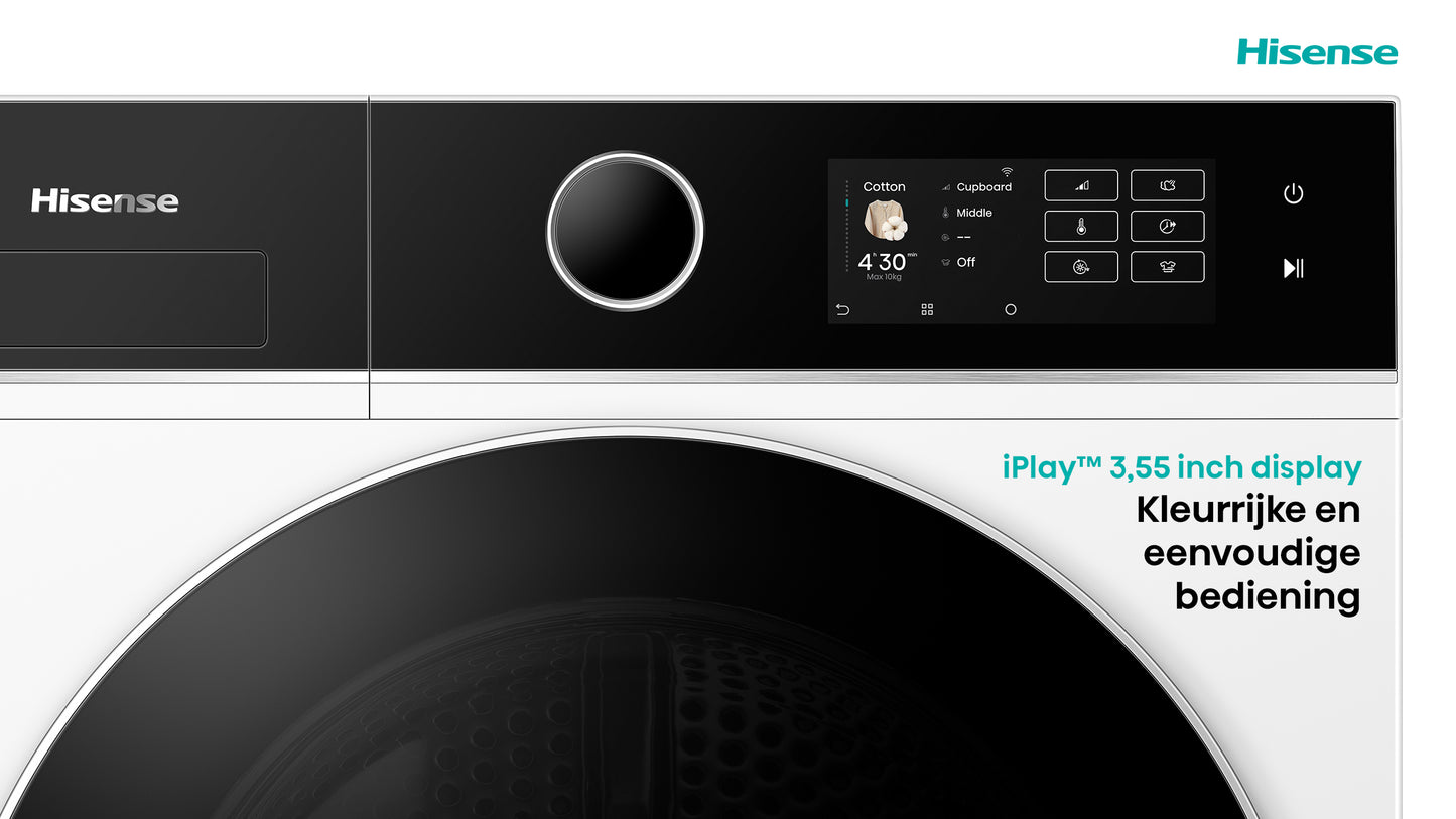 HISENSE DH5i804BWCD Warmtepompdroger 8KG