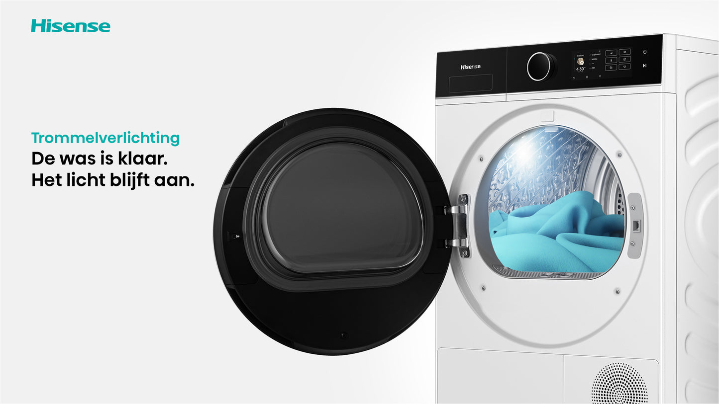 HISENSE DH5i804BWCD Warmtepompdroger 8KG