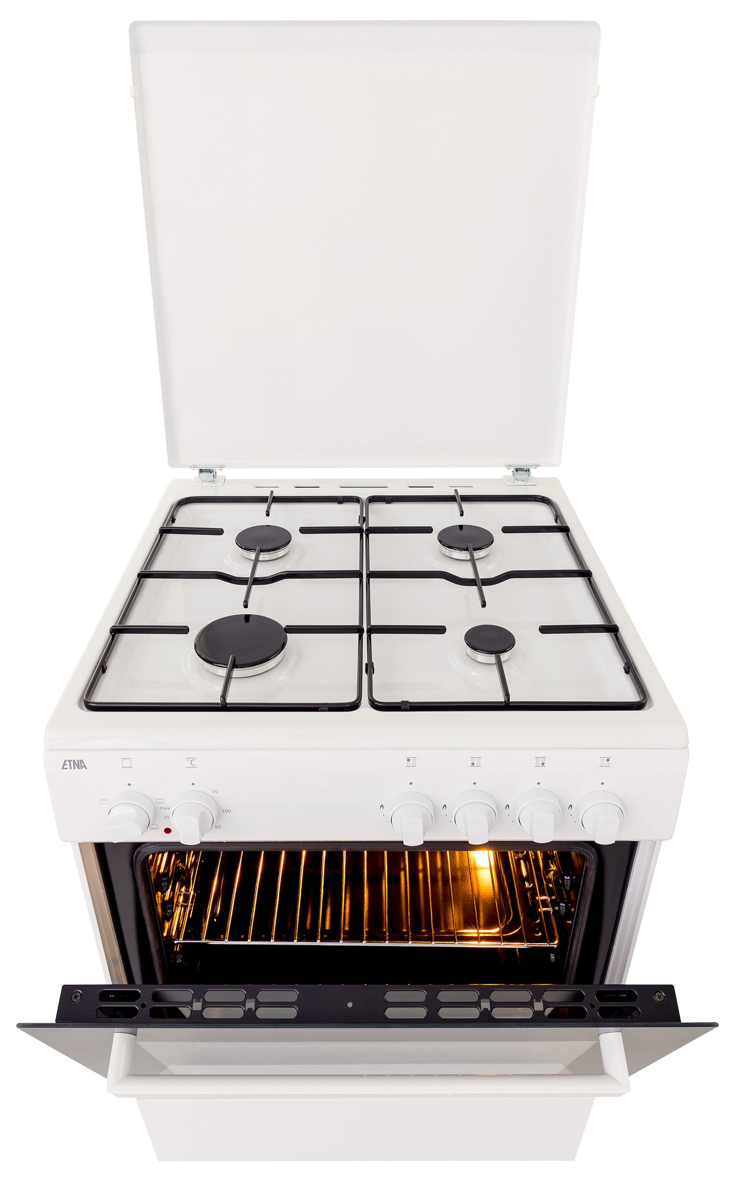 ETNA FGV160WIT Gasfornuis 60cm