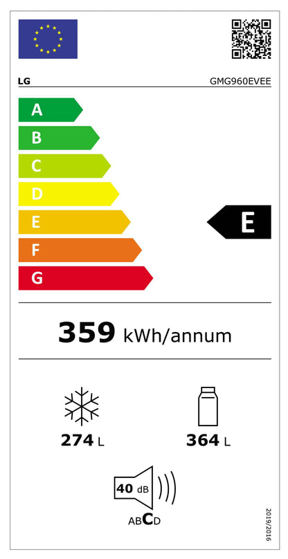 LG GMG960EVEE Amerikaanse Koelkast
