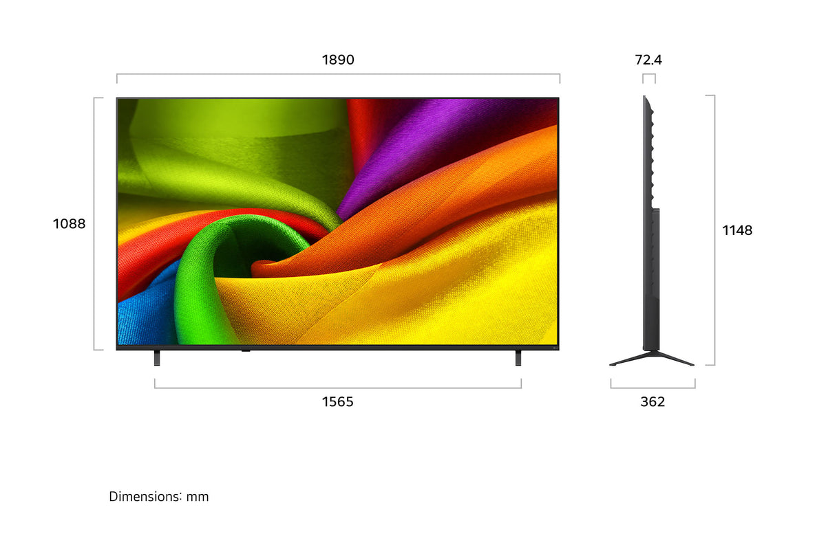 LG 85NU900B6LA 85'' NANO 4K UHD (2026)