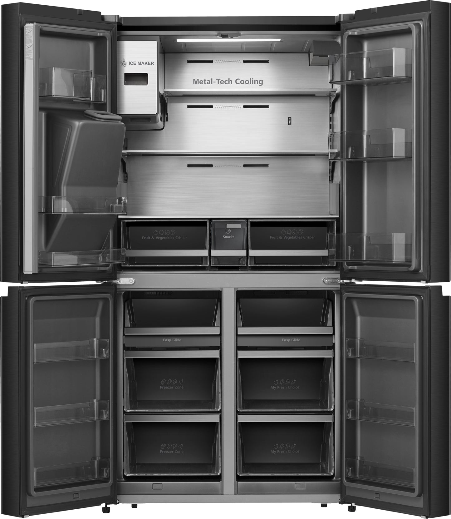 HISENSE RQ760N4IFE Cross door koelkast