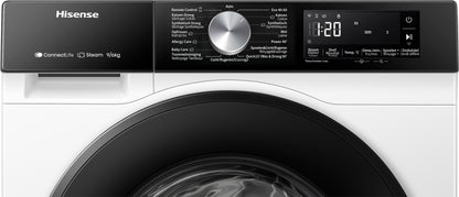 HISENSE WD3S9043BW3 Was/ Droogcombinatie 9KG/ 6KG