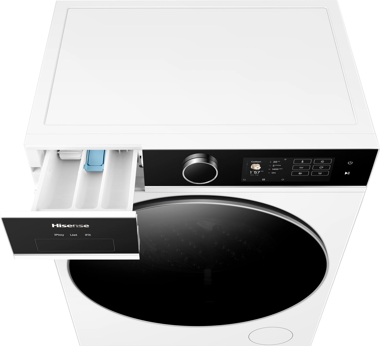 HISENSE WD5I8043BWF Was/ Droogcombinatie 8KG/ 5KG