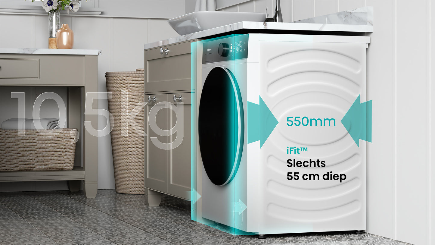 HISENSE WF5I1045BWQ Wasmachine 10.5KG