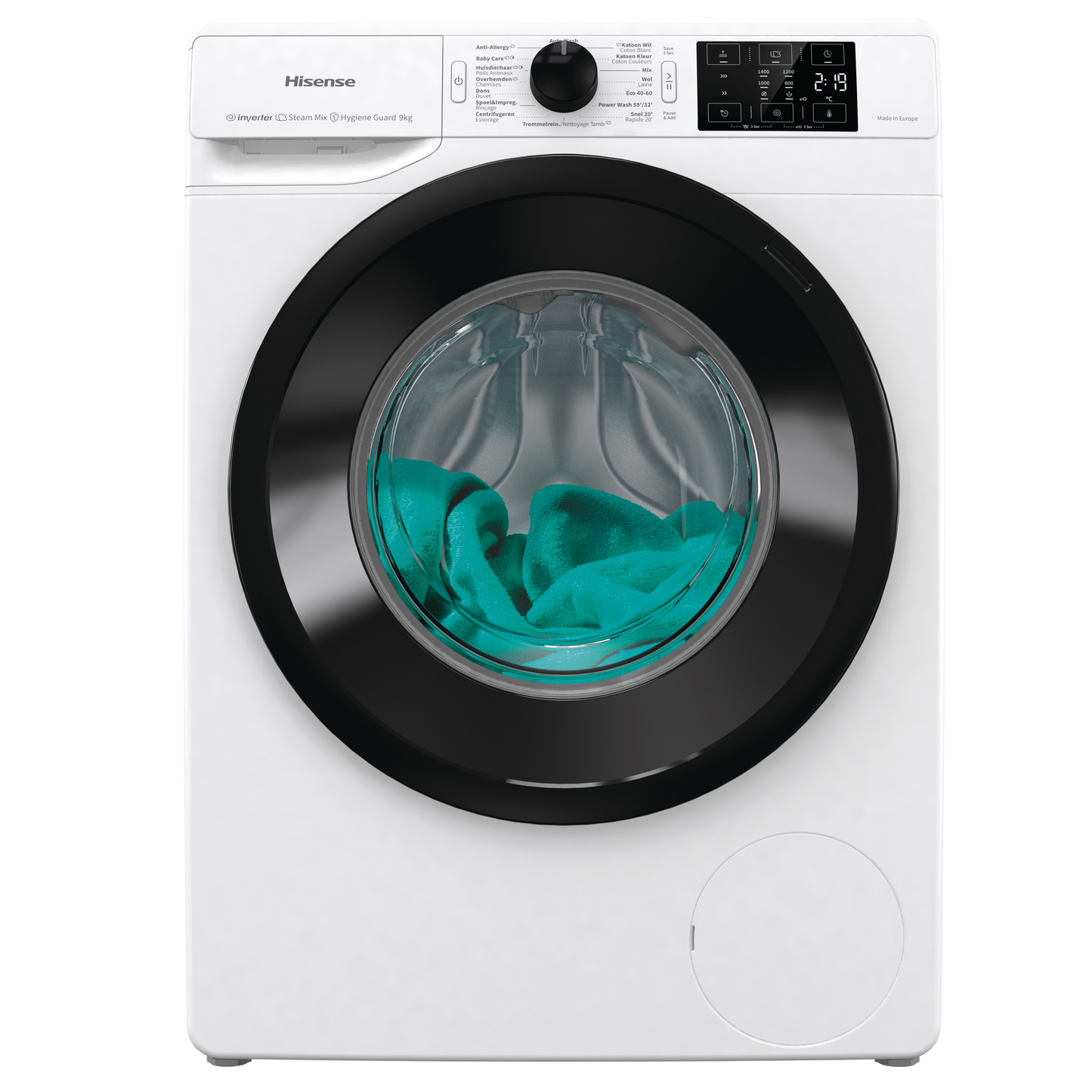 HISENSE WFGE901439VMQ wasmachine 9KG